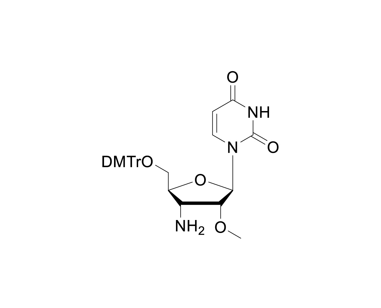 5'-O-DMTr-3'-NH₂-2'-O-Me-dU