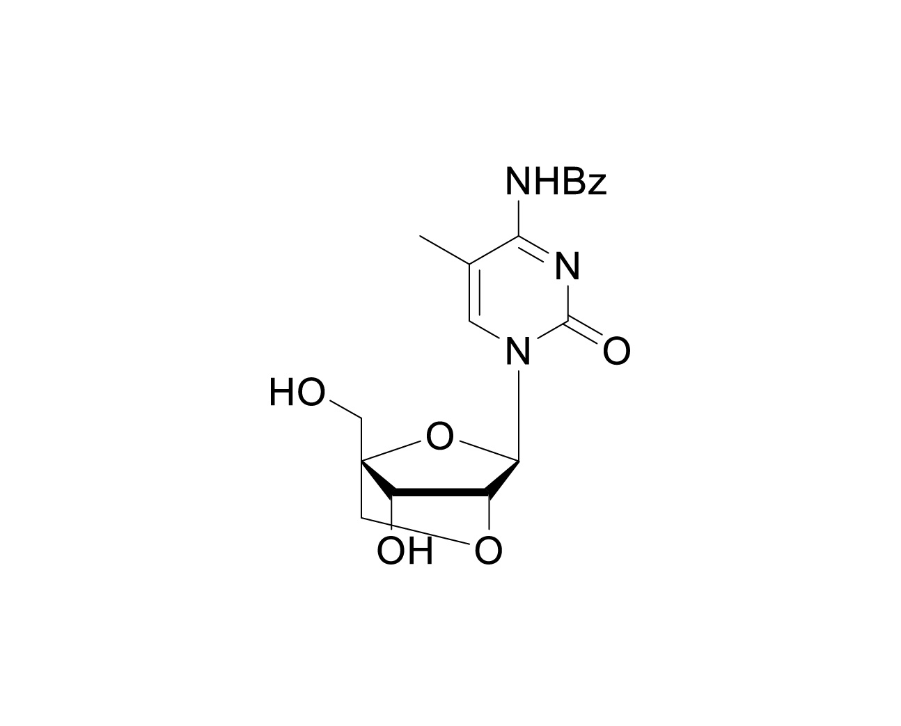 2'-O-4'-C-Locked-5-Me-rC(Bz)