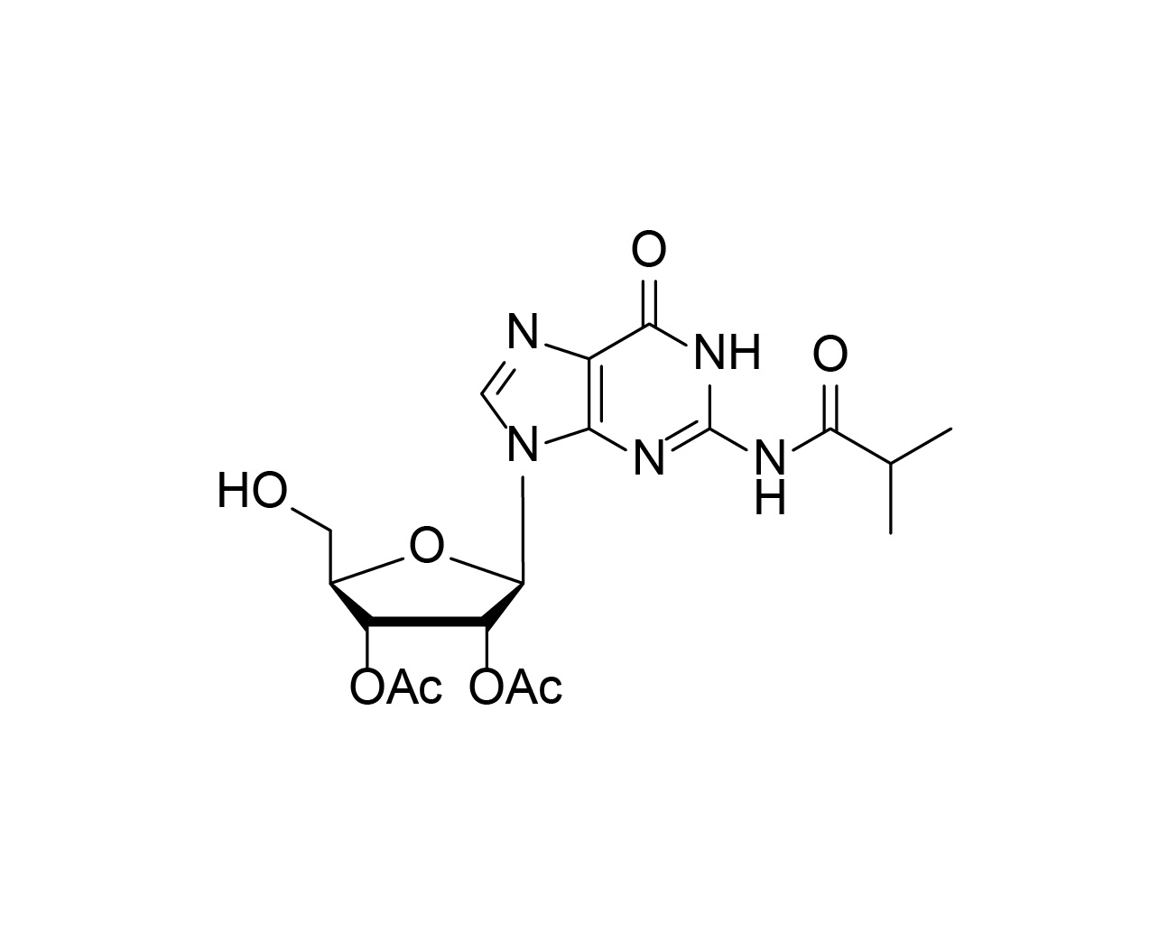2', 3'-O-Ac-rG(iBu)