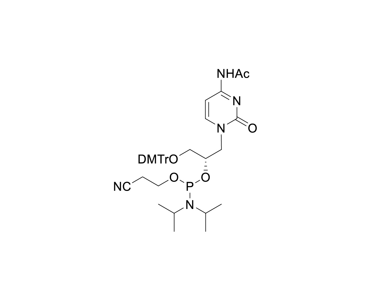 DMTr-C(Ac)-(S)-GNA Phosphoramidite