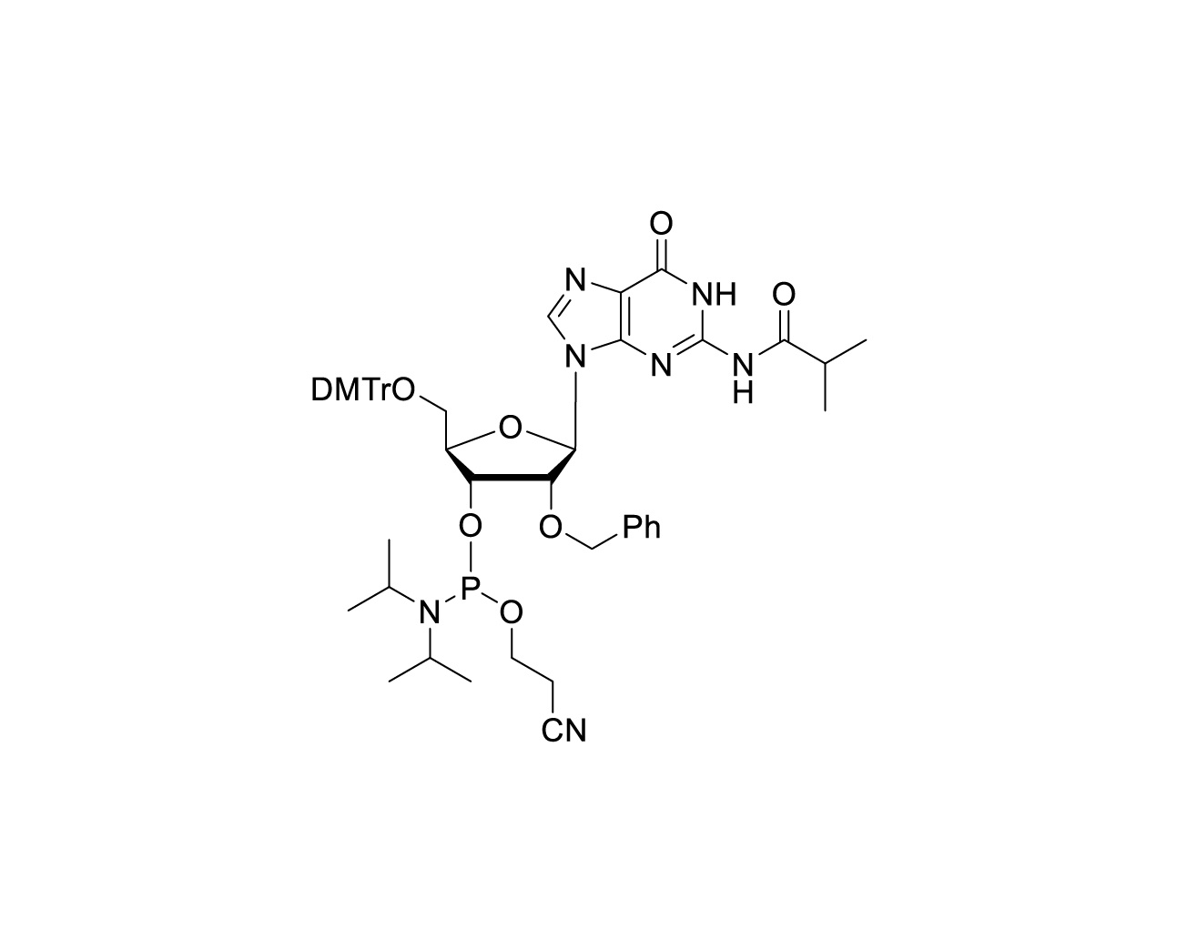 DMTr-2'-O-Bn-rG(iBu)-3'-CE-Phosphoramidite