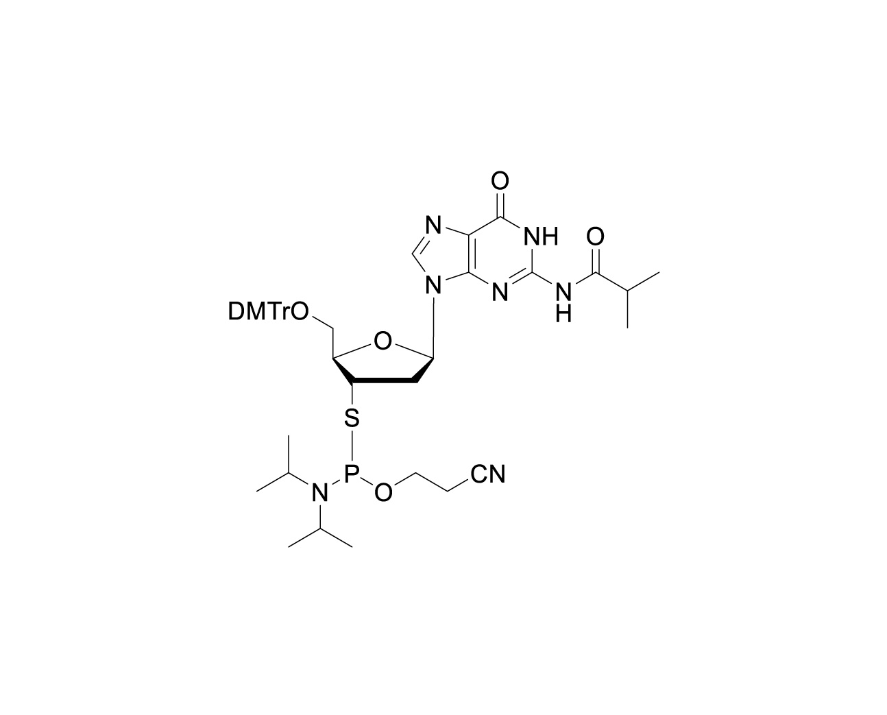 DMTr-2'-dG(iBu)-3'-S-CE-Phosphoramidite