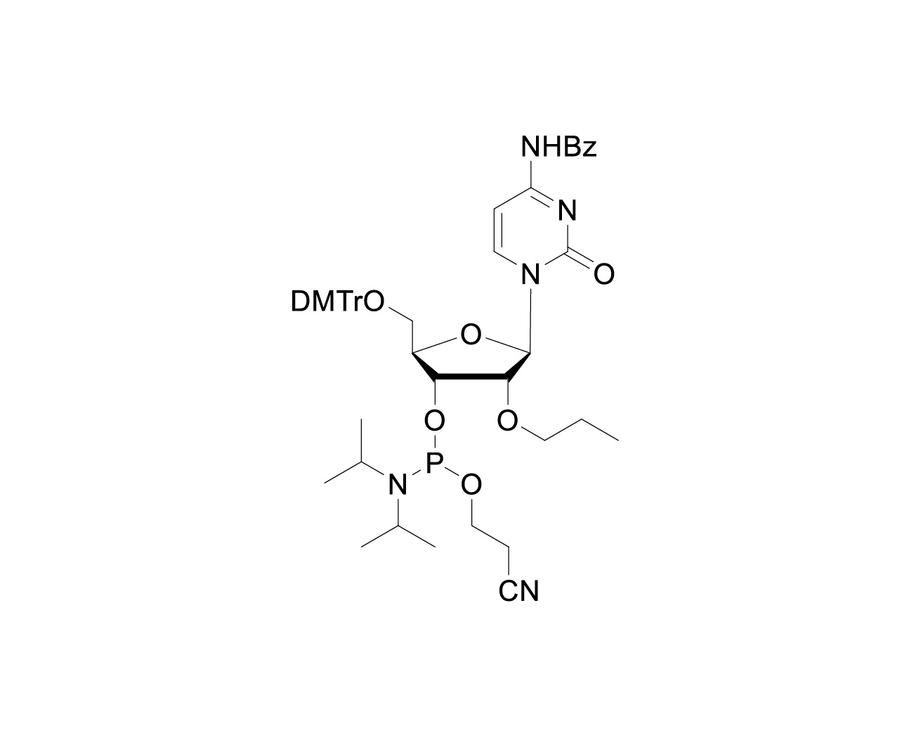 DMTr-2'-O-propyl-rC(Bz)-3'-CE-Phosphoramidite