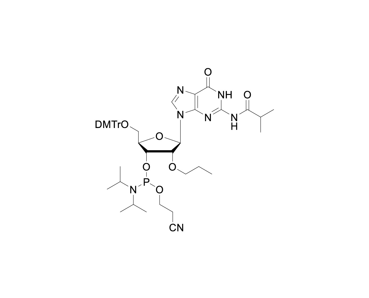 DMTr-2'-O-propyl-rG(iBu)-3'-CE-Phosphoramidite