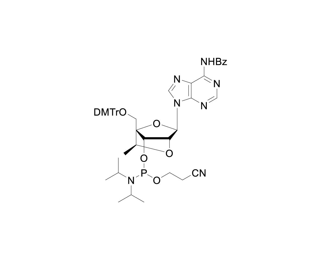 DMTr-S-cEt-rA(Bz)-3'-CE-Phosphoramidite