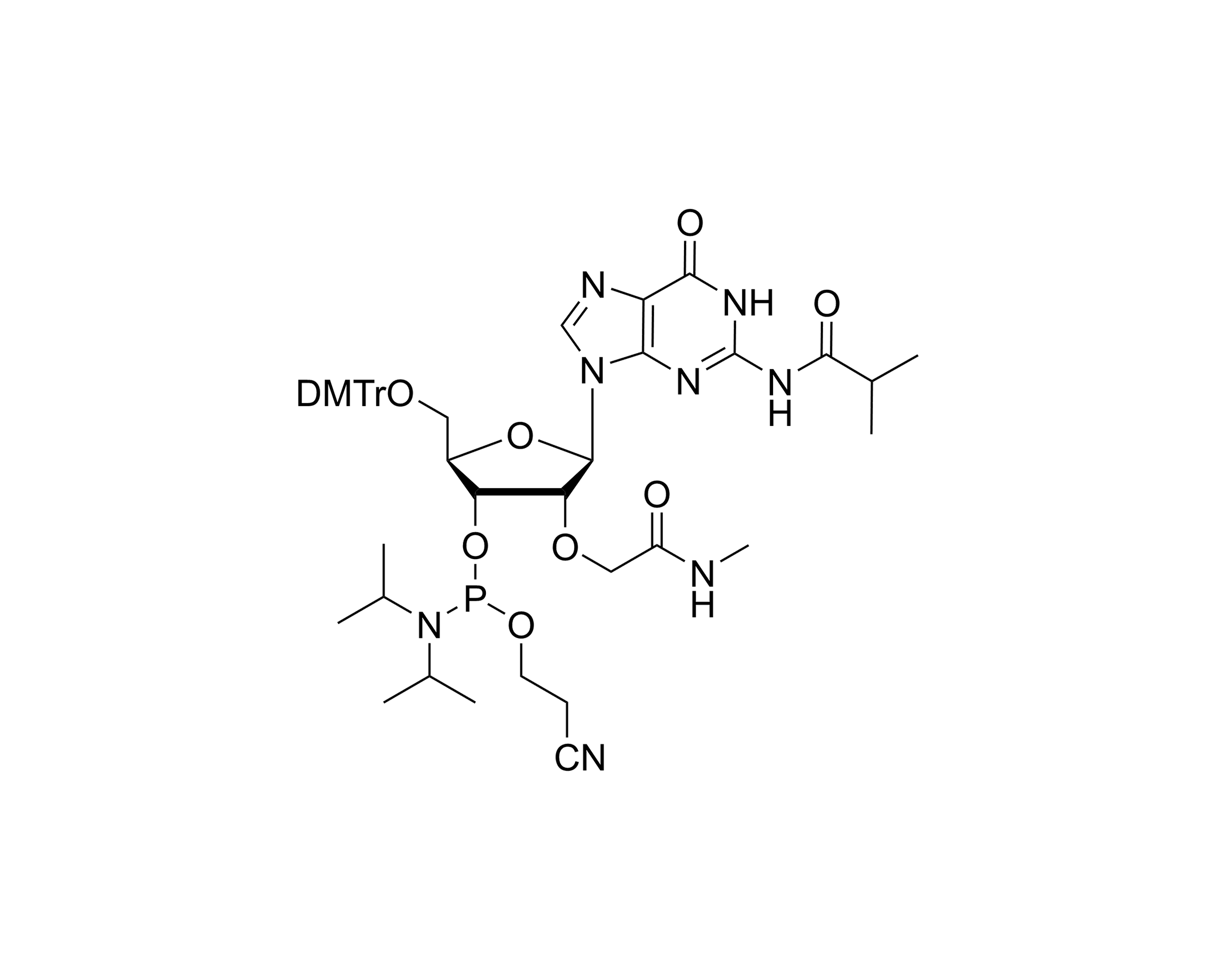 DMTr-2'-O-NMA-rG(iBu)-3'-CE-Phosphoramidite