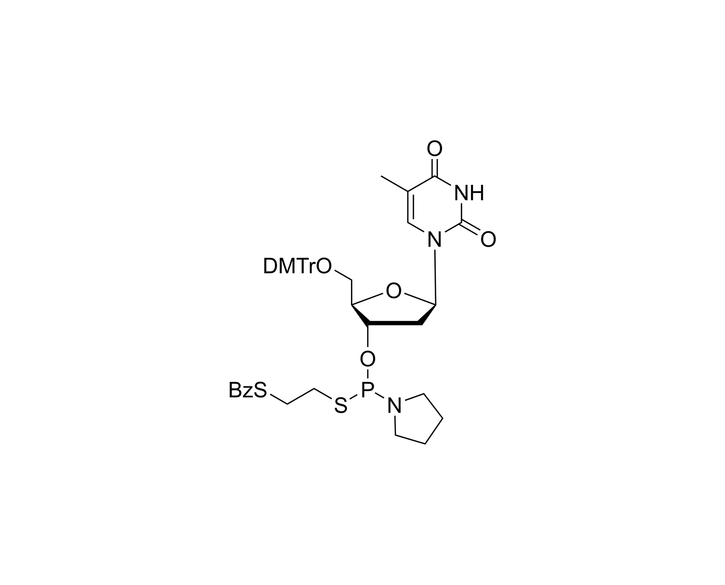 DMTr-2'-dT-3'-PS2-Amidite