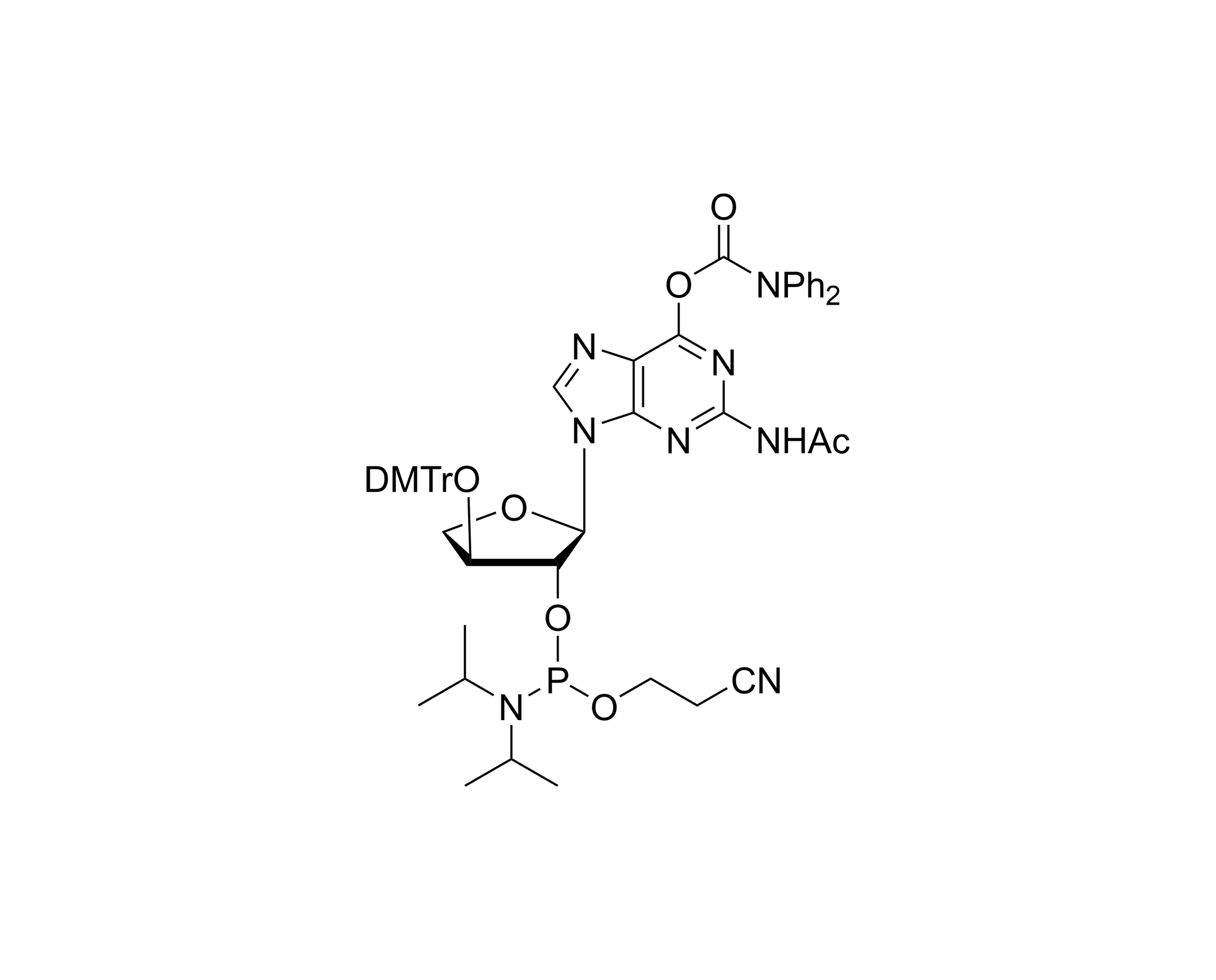 DMTr-TNA-G(O6-DPC-N2-Acetyl)-2'-CE-Phosphoramidite